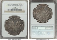 Saxe-Altenburg. Johann Philip & His 3 Brothers Taler 1614-WA F15 NGC, Saalfeld mint, KM14, Dav-7365.

HID09801242017

© 2020 Heritage Auctions | A...