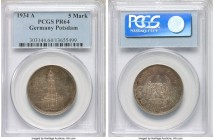 Third Reich Proof 5 Mark 1934 PR64 PCGS, Berlin mint, KM82. Anthracite gray and royal blue toned. 

HID09801242017

© 2020 Heritage Auctions | All...
