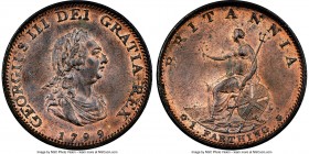 George III Farthing 1799-SOHO MS65 Red and Brown NGC, Soho mint, KM646.

HID09801242017

© 2020 Heritage Auctions | All Rights Reserved