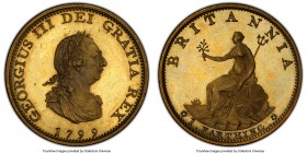 George III gilt-copper Proof Farthing 1799-SOHO PR64 Cameo PCGS, Soho mint, Peck-1269. 

HID09801242017

© 2020 Heritage Auctions | All Rights Res...