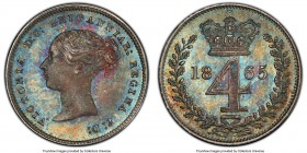 Victoria Prooflike Maundy 4 Pence 1865 PL65 PCGS, KM732. Florescent teal, gold and gray toned. 

HID09801242017

© 2020 Heritage Auctions | All Ri...