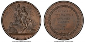 Haarlem. Provincial bronze Specimen "400th Anniversary of Typography & Printing" Medal 1823 SP64 Brown PCGS, Jehne-27. By Braemt. LAUS URBI LUX ORBI M...