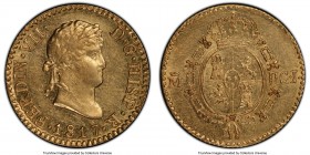 Ferdinand VII gold 1/2 Escudo 1817 M-GJ AU55 PCGS, Madrid mint, KM492.

HID09801242017

© 2020 Heritage Auctions | All Rights Reserved