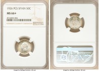 Alfonso XIII 50 Centimos 1926 PC-S MS66+ NGC, KM741. Superb gem with light gold peripheral toning. 

HID09801242017

© 2020 Heritage Auctions | Al...
