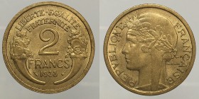 France. 2 francs 1938 spl-fdc