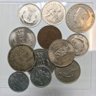 Luxemburg. Lotto 12 monete con bustine di vecchia raccolta. Conservazioni da BB a FDC