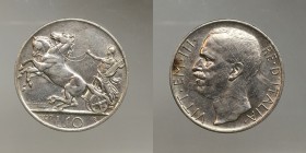 Vittorio Emanuele III. 10 lire 1927 ** due rosette. SPL