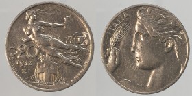 Vittorio Emanuele III. 20 centesimi 1913 BB+