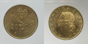 20 lire 1968 Non comune FDC