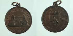 Savoia. A Vittorio Emanuele II, Roma 1911, 50° anniversario della provclamazione del Regno d'Italia. Bronzo AE 7,63g 26 mm