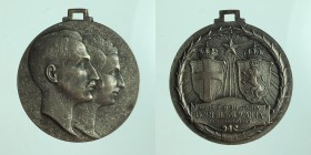 Savoia. Boris III e Giovanna, 25 ottobre 1930, AE argentato 14,40g 32,2 mm Inc. Campi. Rif. Casolari VIII/87