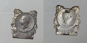 Savoia. Vittorio Emanuele III Pellegrinaggio nazionale Monza 1900-1914 Umberto I. alluminio 0,42g