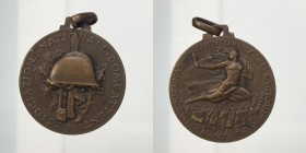 Ventennio Fascista. Medaglia Associazione Nazionale Combattenti. Adunata nazionale ventennale della Vittoria 1938. AE 14g 32,2mm