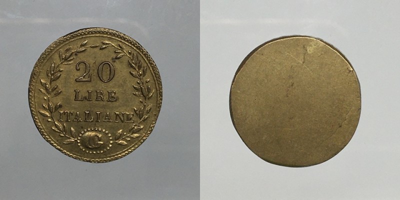 Peso monetale. 20 lire Italiane 6,46g
