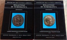 AA. VV. - BOLLETTINO DI NUMISMATICA - Le monete Ispaniche nelle collezioni Italiane. Parte I-II – Istituto poligrafico e zecca dello Stato. Roma, 1986...