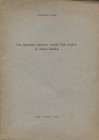 MAJER G. - Una interessante imitazione orientale dello zecchino di Andrea Dandolo. Napoli, 1958. pp. 7, con ill. n. t. Brossura ed. Buono stato.