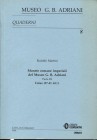 MARTINI R. – Monete romane imperiali del Museo G.B. Adriani. Parte III Caius (37-41 d.C.) Cherasco, 2001. pp.24, tavv. n. t. Brossura ed. Buono stato...