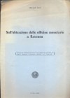 PASI R. - Sull'ubicazione delle officine monetarie a Ravenna. Ravenna, 1970. pp. 11, ill. n. t. Brossura ed. Buono stato