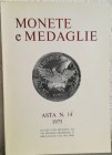 KUNST UND MUNZEN Lugano - Asta n. 14 del 2-3-4 Giugno 1975. Monete di paesi stranieri - Monete greche, romane repubblicane e imperiali, bizantine – Mo...