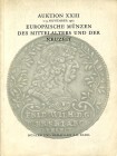 MUNZEN UND MEDAILLEN AG – Auktion XXIII. Basel, 7-8 november 1961. Europaische munzen des mittelalters uns der neuzeit. pp.76, 1087 lots, 48 b/w plate...