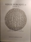 MUNZEN UND MEDAILLEN AG – Auktion 75. Basel, 19-20 juin 1971. Monnaies grecques et romaines – Coins of the islamic world – Monnaies françaises en or –...