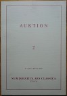 NAC – NUMISMATICA ARS CLASSICA. Auction no. 2. Zurich, 21-22 February 1990. Brossura ed., pp. 94, tavv. 6, 10 ingr tavv. a colori.