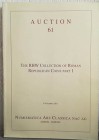NAC – NUMISMATICA ARS CLASSICA. Auction no. 61. The RBW collection of Roman Republican Coins. Part. 1. Zurich, 5-6 October 2011. Brossura ed., pp. 260...