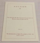 NAC – NUMISMATICA ARS CLASSICA. Auction no. 71. The Archer M. Huntington collection of Roman Gold Coins. Part.II. Zurich, 16 May 2013. Brossura ed., p...