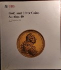 UBS Basel – Auktion 49, 11-13 september 2000. Griechische und romische munzen. Gold und silbermunzen – Medaillen. Pp. 422, nn. 2658 all with b/w. ill....