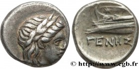 BITHYNIA - KIOS
Type : Trihemiobole 
Date : c. 350-300 AC. 
Mint name / Town : Kios, Bythinie 
Metal : silver 
Diameter : 10,5  mm
Orientation dies : ...