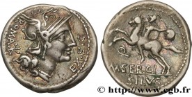SERGIA
Type : Denier 
Date : 116-115 AC. 
Mint name / Town : Rome 
Metal : silver 
Millesimal fineness : 950  ‰
Diameter : 20,5  mm
Orientation dies :...
