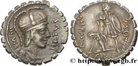 AQUILLIA
Type : Denier serratus 
Date : 71 AC. 
Mint name / Town : Rome 
Metal : silver 
Millesimal fineness : 950  ‰
Diameter : 19,5  mm
Orientation ...