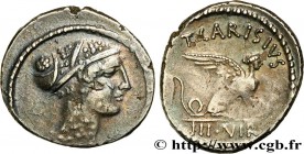 CARISIA
Type : Denier 
Date : 46 AC. 
Mint name / Town : Rome 
Metal : silver 
Millesimal fineness : 950  ‰
Diameter : 18,5  mm
Orientation dies : 2  ...