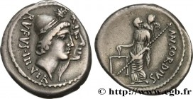 CORDIA
Type : Denier 
Date : 46 AC. 
Mint name / Town : Rome 
Metal : silver 
Millesimal fineness : 950  ‰
Diameter : 19  mm
Orientation dies : 3  h.
...