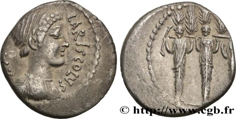 ACCOLEIA
Type : Denier 
Date : 43 AC. 
Mint name / Town : Rome 
Metal : silver 
...