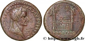 TIBERIUS
Type : As à l'autel de Lyon 
Date : c. 12-14 AD. 
Mint name / Town : Lyon 
Metal : copper 
Diameter : 23,5  mm
Orientation dies : 12  h.
Weig...