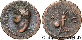 NERO
Type : As 
Date : 66 
Mint name / Town : Lyon 
Metal : copper 
Diameter : 28  mm
Orientation dies : 7  h.
Weight : 9,97  g.
Rarity : R1 
Obverse ...