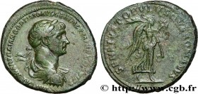 TRAJANUS
Type : As 
Date : decennalia 
Date : 116 
Mint name / Town : Rome 
Metal : copper 
Diameter : 27  mm
Orientation dies : 6  h.
Weight : 11,01 ...