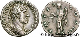 HADRIAN
Type : Denier 
Date : 122 
Mint name / Town : Rome 
Metal : silver 
Millesimal fineness : 900  ‰
Diameter : 18  mm
Orientation dies : 7  h.
We...