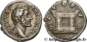 DIVUS ANTONINUS PIUS
Type : Denier 
Date : 162 
Mint name / Town : Rome 
Metal : silver 
Millesimal fineness : 800  ‰
Diameter : 17  mm
Orientation di...