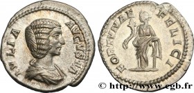 JULIA DOMNA
Type : Denier 
Date : 210 
Mint name / Town : Rome 
Metal : silver 
Millesimal fineness : 550  ‰
Diameter : 19,5  mm
Orientation dies : 6 ...