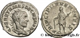 HERENNIUS ETRUSCUS
Type : Antoninien 
Date : 250 
Mint name / Town : Rome 
Metal : billon 
Millesimal fineness : 400  ‰
Diameter : 21,5  mm
Orientatio...