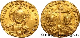NICEPHORUS II PHOCAS
Type : Tetarteron nomisma 
Date : 963-969 
Mint name / Town : Constantinople 
Metal : gold 
Diameter : 18,5  mm
Orientation dies ...