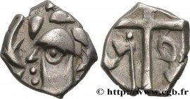 GALLIA - SOUTH WESTERN GAUL - VOLCÆ TECTOSAGES (Area of Toulouse)
Type : Drachme “à la tête cubiste”, S. 1 
Date : Ier siècle av. J.-C 
Metal : silver...