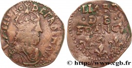 LOUIS XIV "THE SUN KING"
Type : Liard de cuivre, faux d’époque 
Date : n.d. 
Mint name / Town : Atelier indétermine 
Metal : copper 
Diameter : 23  mm...