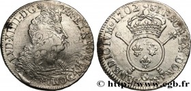 LOUIS XIV "THE SUN KING"
Type : Écu aux insignes 
Date : 1702 
Mint name / Town : Poitiers 
Metal : silver 
Millesimal fineness : 917  ‰
Diameter : 41...