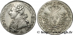 LOUIS XVI
Type : Cinquième d'écu dit "aux branches d'olivier" 
Date : 1788 
Mint name / Town : La Rochelle 
Quantity minted : 20789 
Metal : silver 
M...