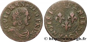 PRINCIPALITY OF ORANGE - WILLIAM-HENRY OF NASSAU
Type : Denier tournois, type 5 
Date : 1659 
Mint name / Town : Orange 
Metal : copper 
Diameter : 19...