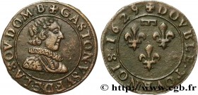 DOMBES - PRINCIPALITY OF DOMBES - GASTON OF ORLEANS
Type : Double tournois, type 6 
Date : 1629 
Mint name / Town : Trévoux 
Metal : copper 
Diameter ...