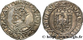 FRANCHE-COMTÉ - CHARLES V CALLED CHARLES QUINT
Type : Carolus 
Date : 1540 
Mint name / Town : Besançon 
Metal : silver 
Diameter : 19  mm
Orientation...